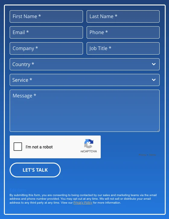 EBQ Contact Form